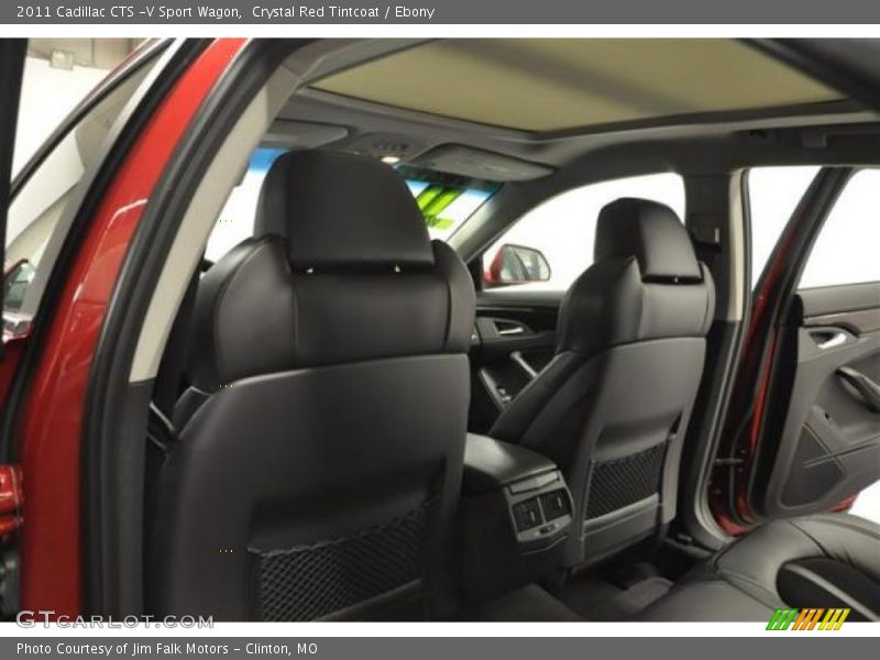 Crystal Red Tintcoat / Ebony 2011 Cadillac CTS -V Sport Wagon