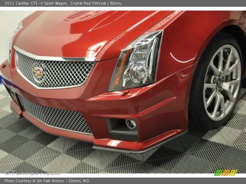 Crystal Red Tintcoat / Ebony 2011 Cadillac CTS -V Sport Wagon