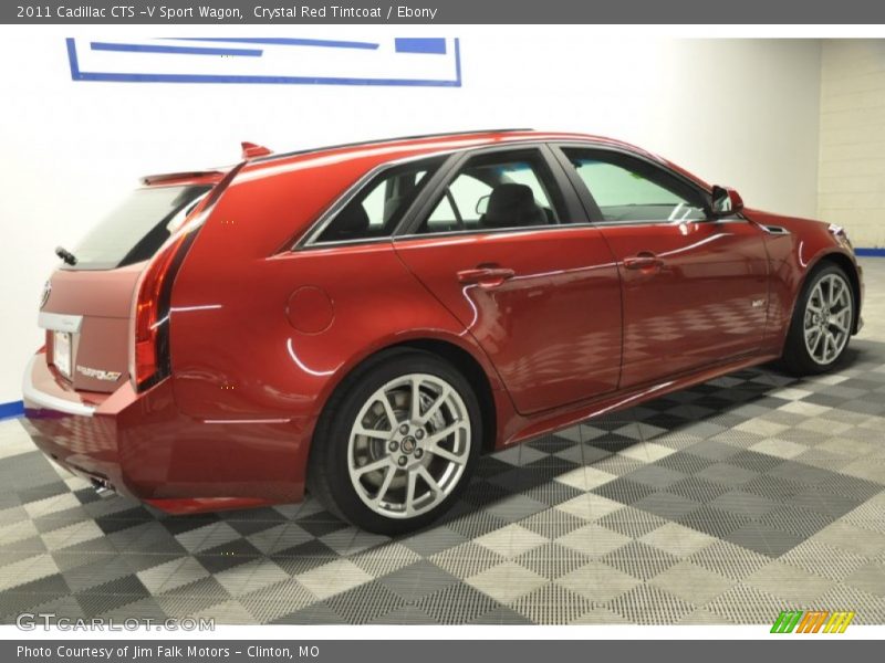 Crystal Red Tintcoat / Ebony 2011 Cadillac CTS -V Sport Wagon