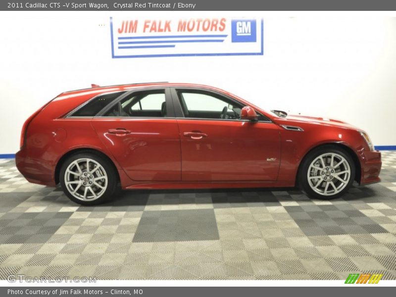 Crystal Red Tintcoat / Ebony 2011 Cadillac CTS -V Sport Wagon