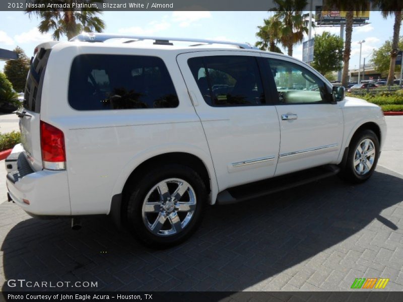 Blizzard White / Almond 2012 Nissan Armada Platinum