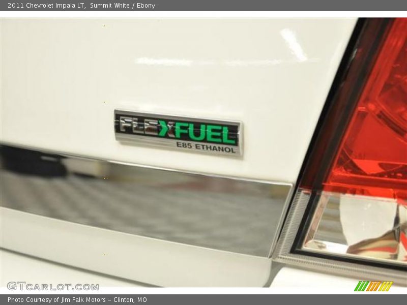 Summit White / Ebony 2011 Chevrolet Impala LT