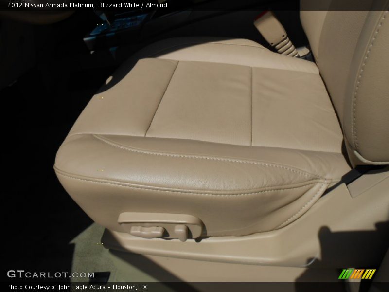 Blizzard White / Almond 2012 Nissan Armada Platinum