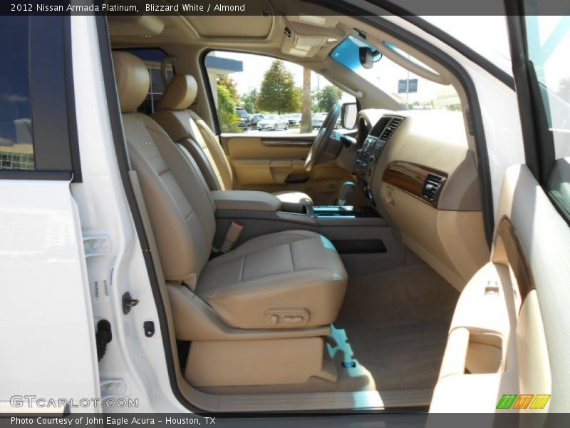 Blizzard White / Almond 2012 Nissan Armada Platinum