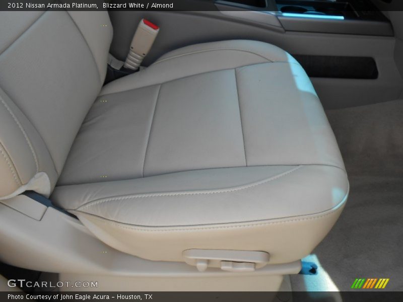 Blizzard White / Almond 2012 Nissan Armada Platinum
