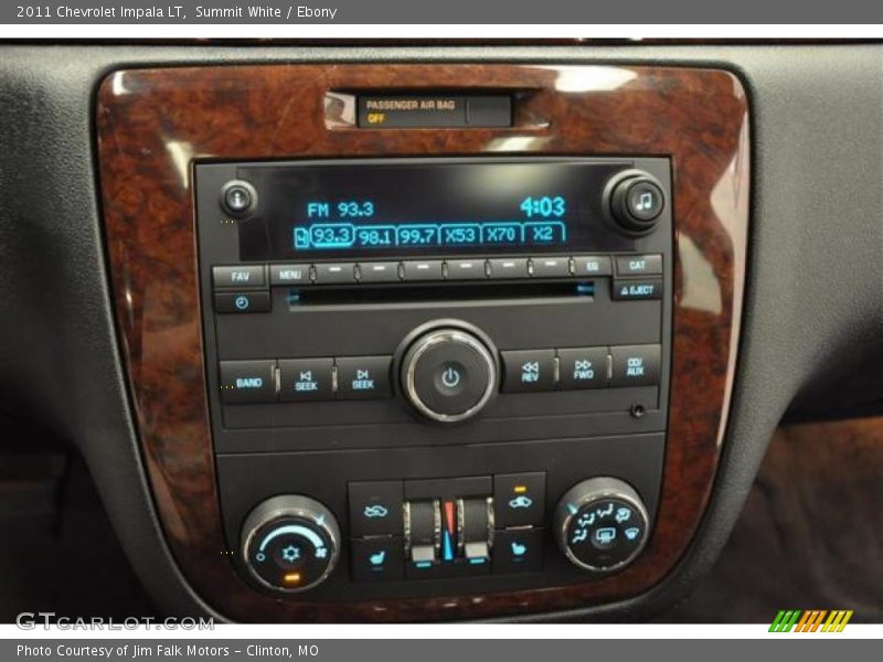 Summit White / Ebony 2011 Chevrolet Impala LT