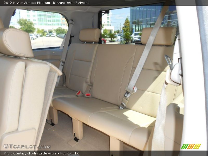 Blizzard White / Almond 2012 Nissan Armada Platinum