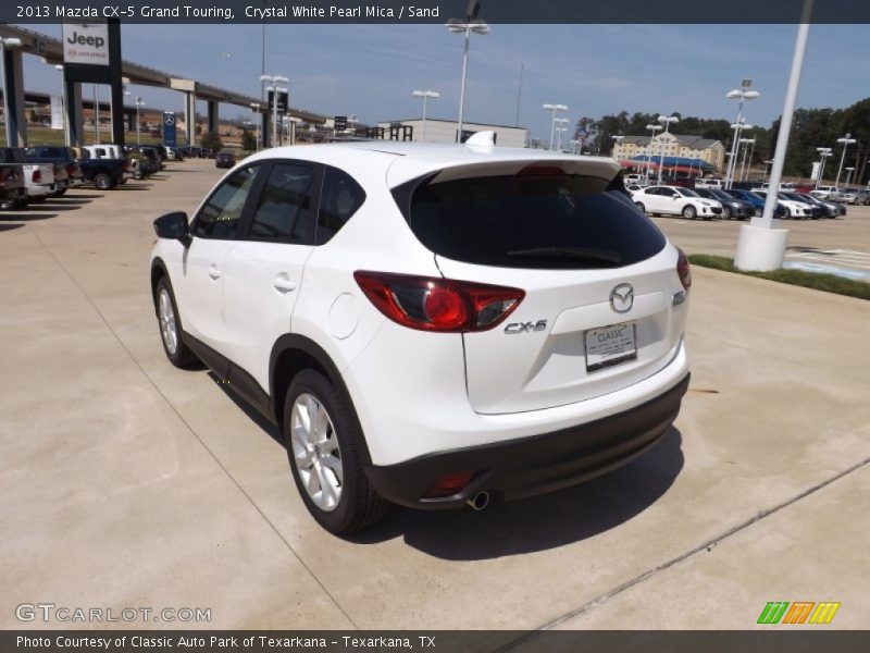 Crystal White Pearl Mica / Sand 2013 Mazda CX-5 Grand Touring