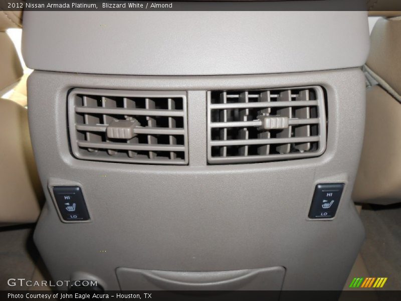 Blizzard White / Almond 2012 Nissan Armada Platinum