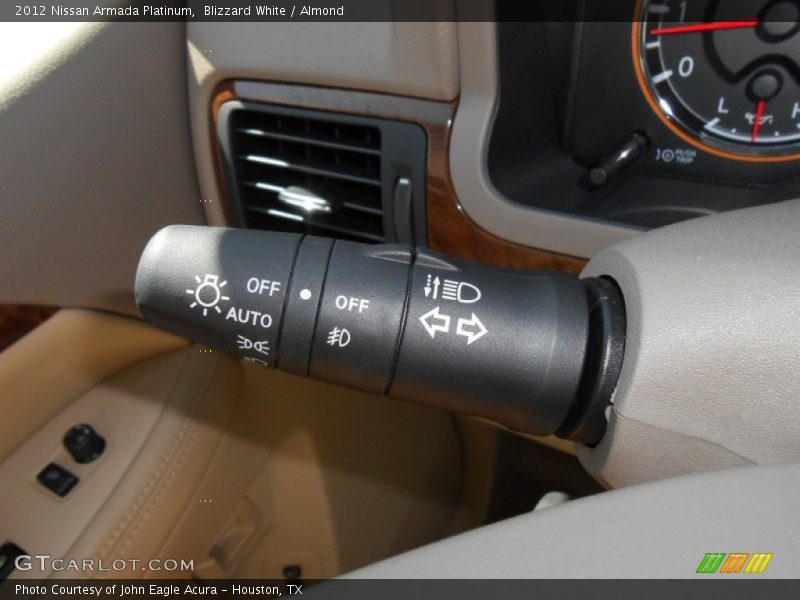 Blizzard White / Almond 2012 Nissan Armada Platinum