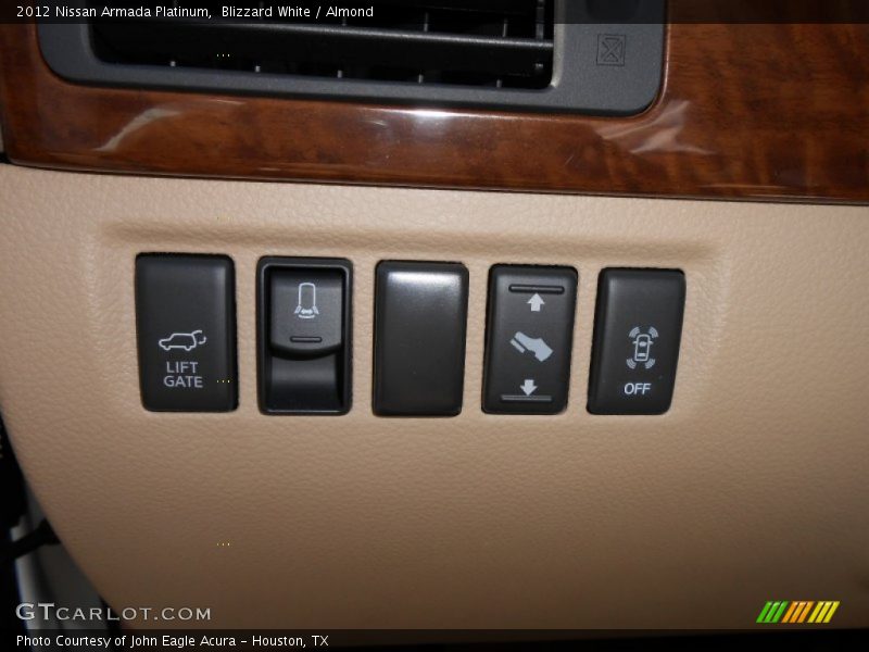Blizzard White / Almond 2012 Nissan Armada Platinum