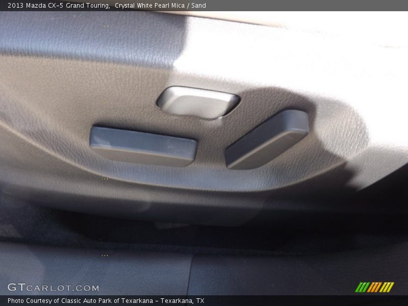 Crystal White Pearl Mica / Sand 2013 Mazda CX-5 Grand Touring