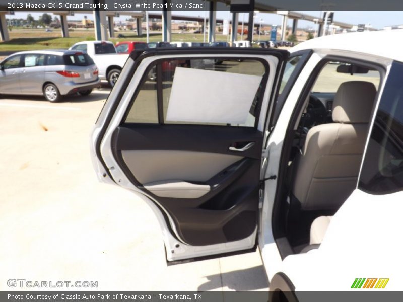 Crystal White Pearl Mica / Sand 2013 Mazda CX-5 Grand Touring