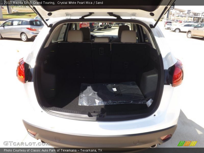Crystal White Pearl Mica / Sand 2013 Mazda CX-5 Grand Touring