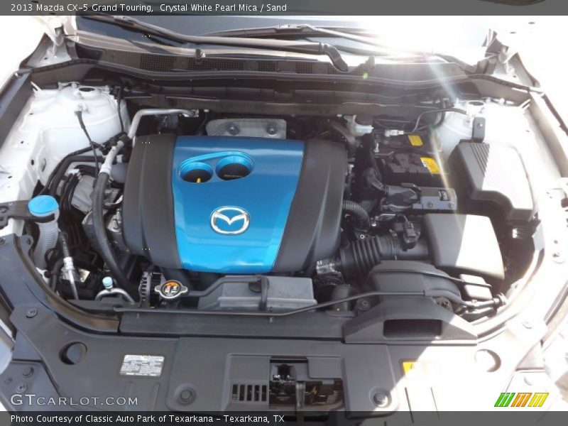 Crystal White Pearl Mica / Sand 2013 Mazda CX-5 Grand Touring