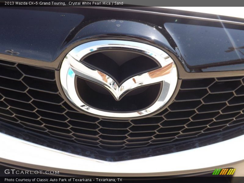 Crystal White Pearl Mica / Sand 2013 Mazda CX-5 Grand Touring