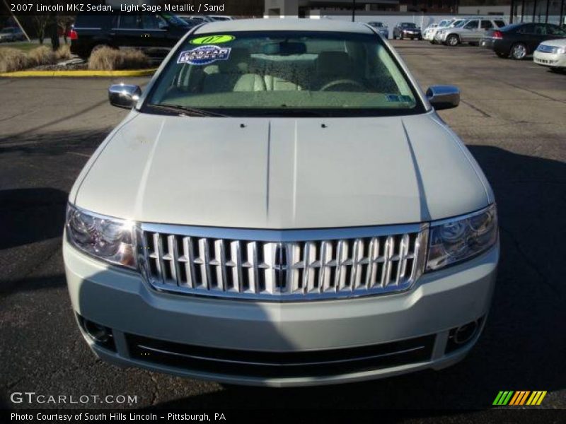 Light Sage Metallic / Sand 2007 Lincoln MKZ Sedan
