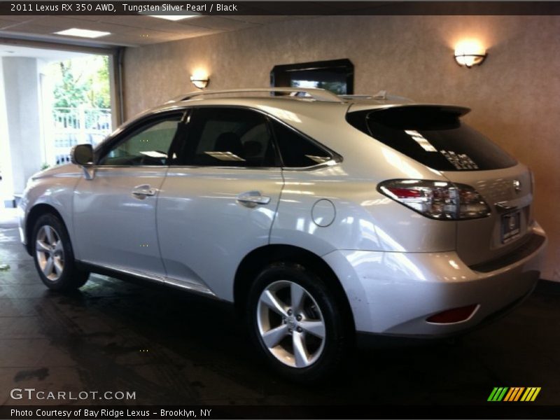 Tungsten Silver Pearl / Black 2011 Lexus RX 350 AWD