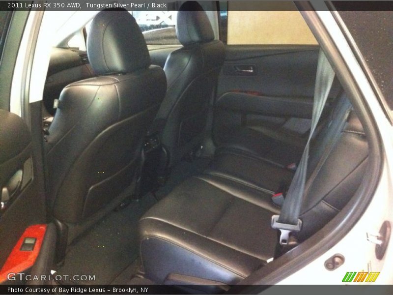 Tungsten Silver Pearl / Black 2011 Lexus RX 350 AWD
