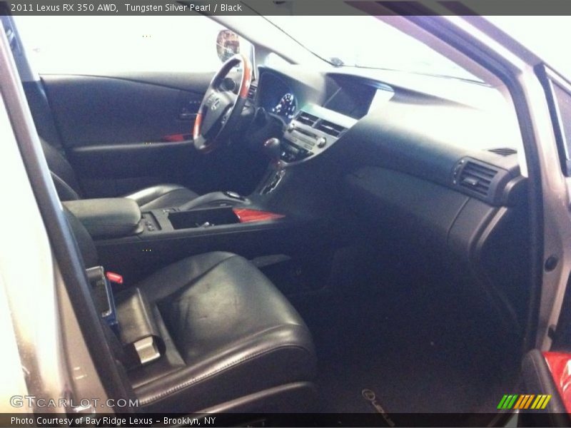 Tungsten Silver Pearl / Black 2011 Lexus RX 350 AWD