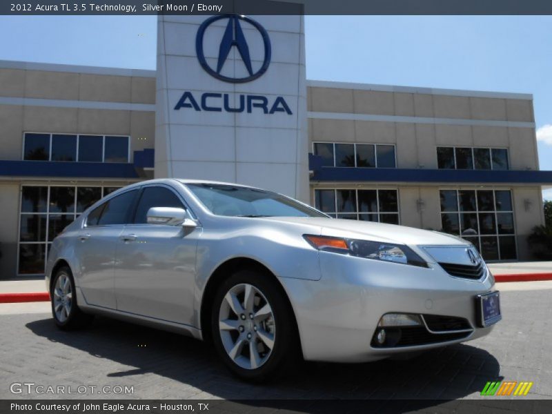 Silver Moon / Ebony 2012 Acura TL 3.5 Technology