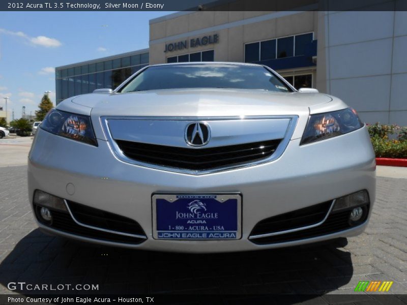 Silver Moon / Ebony 2012 Acura TL 3.5 Technology