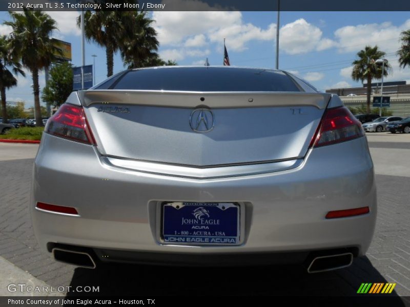 Silver Moon / Ebony 2012 Acura TL 3.5 Technology