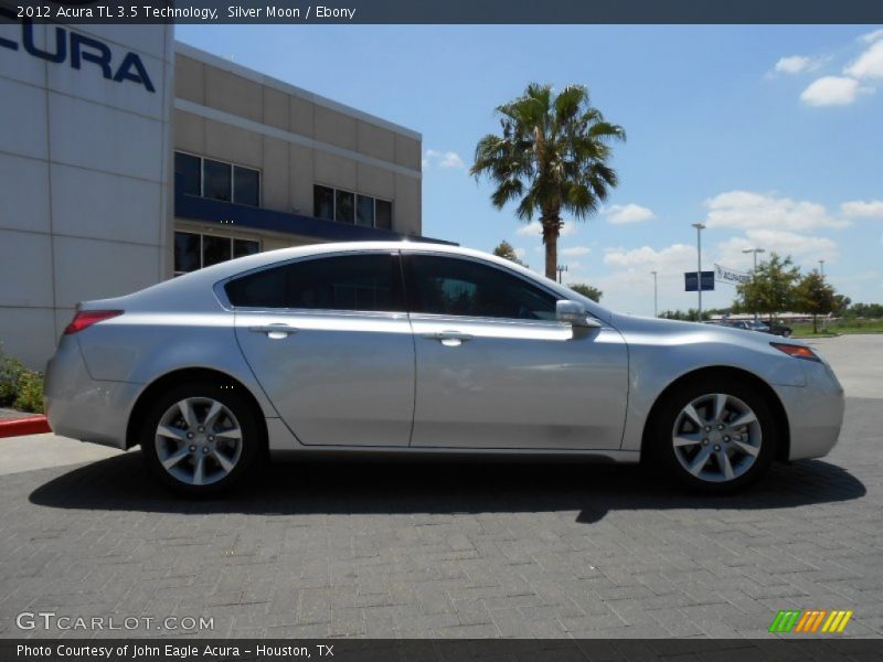 Silver Moon / Ebony 2012 Acura TL 3.5 Technology
