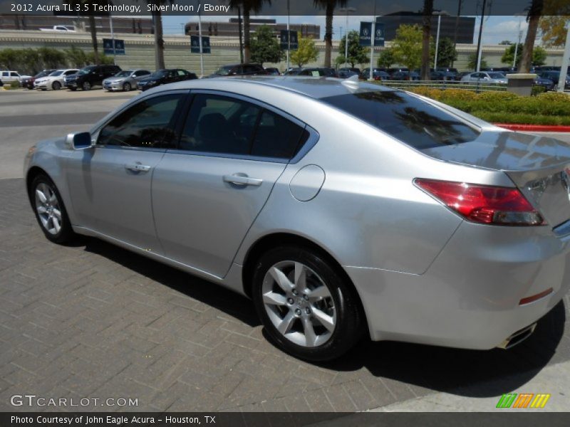 Silver Moon / Ebony 2012 Acura TL 3.5 Technology