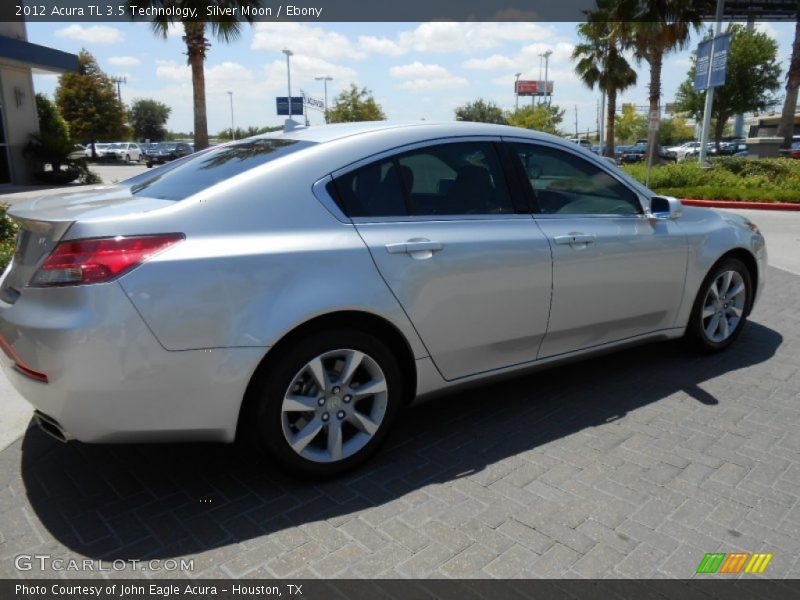 Silver Moon / Ebony 2012 Acura TL 3.5 Technology