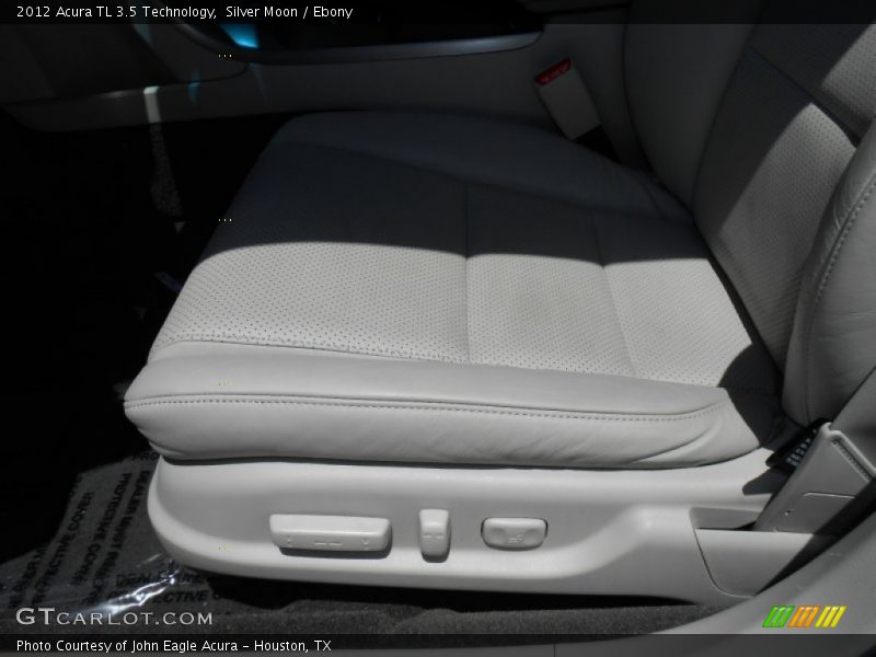 Silver Moon / Ebony 2012 Acura TL 3.5 Technology