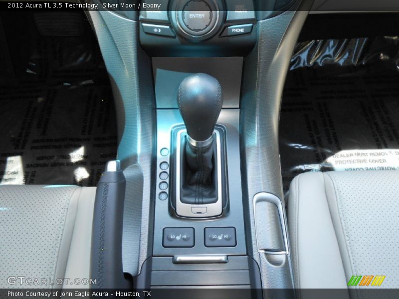 Silver Moon / Ebony 2012 Acura TL 3.5 Technology