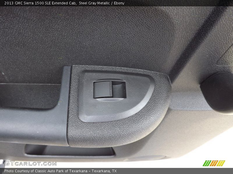 Steel Gray Metallic / Ebony 2013 GMC Sierra 1500 SLE Extended Cab