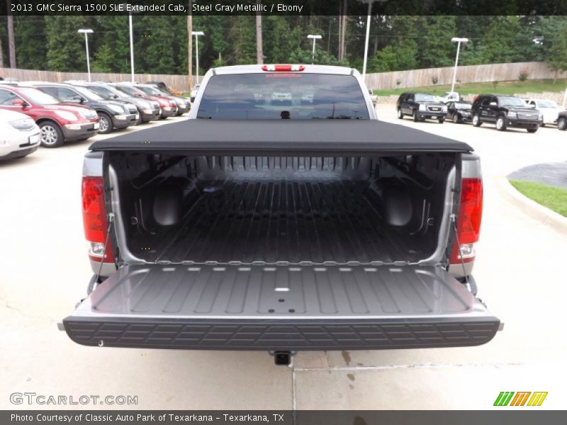 Steel Gray Metallic / Ebony 2013 GMC Sierra 1500 SLE Extended Cab