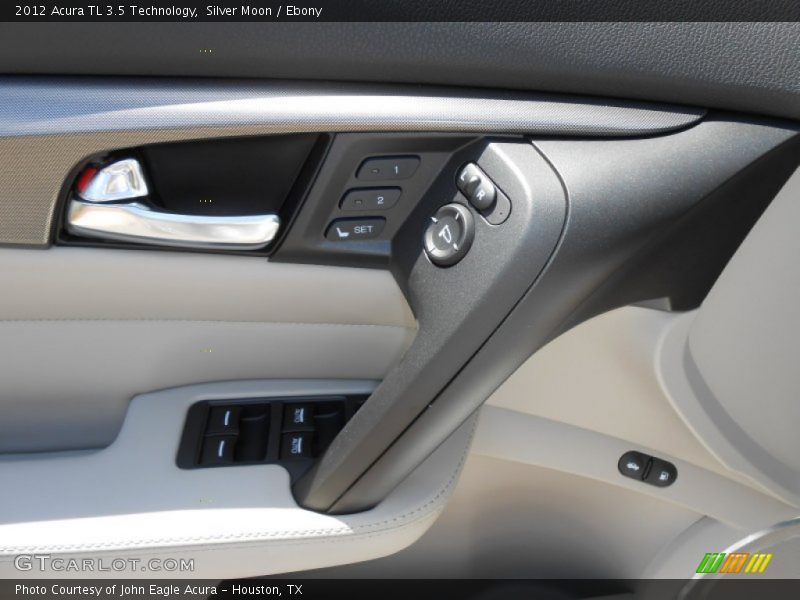 Silver Moon / Ebony 2012 Acura TL 3.5 Technology
