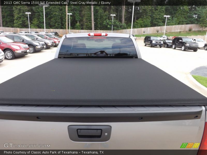 Steel Gray Metallic / Ebony 2013 GMC Sierra 1500 SLE Extended Cab
