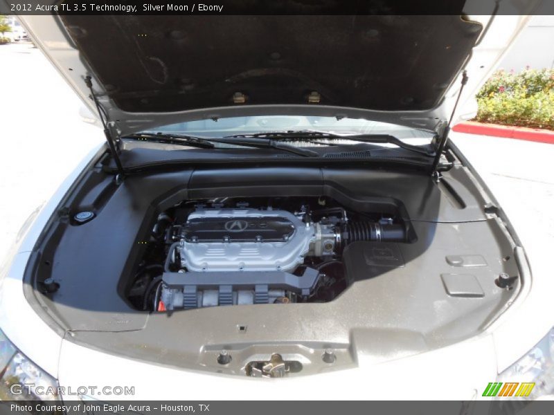 Silver Moon / Ebony 2012 Acura TL 3.5 Technology