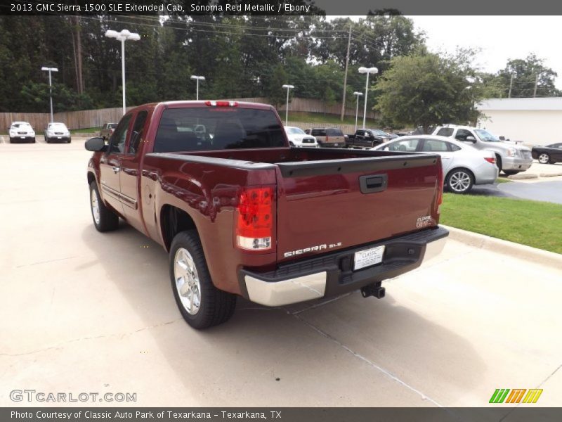 Sonoma Red Metallic / Ebony 2013 GMC Sierra 1500 SLE Extended Cab