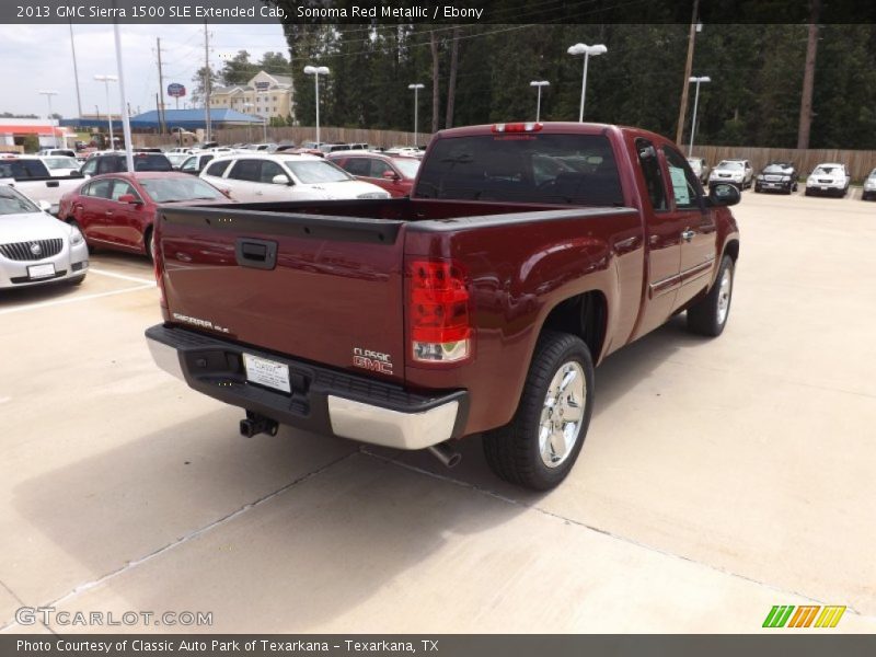 Sonoma Red Metallic / Ebony 2013 GMC Sierra 1500 SLE Extended Cab