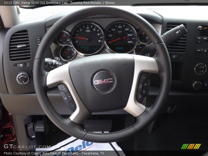  2013 Sierra 1500 SLE Extended Cab Steering Wheel