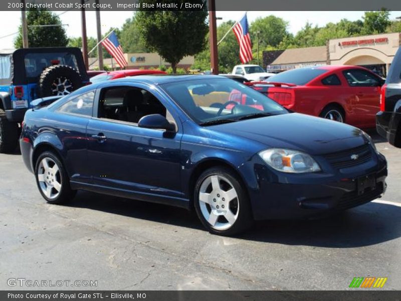 Imperial Blue Metallic / Ebony 2008 Chevrolet Cobalt Sport Coupe