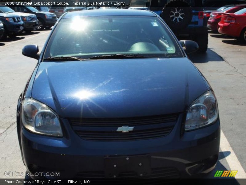 Imperial Blue Metallic / Ebony 2008 Chevrolet Cobalt Sport Coupe