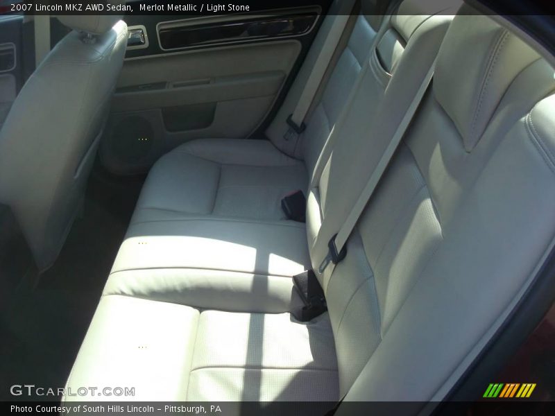 Merlot Metallic / Light Stone 2007 Lincoln MKZ AWD Sedan