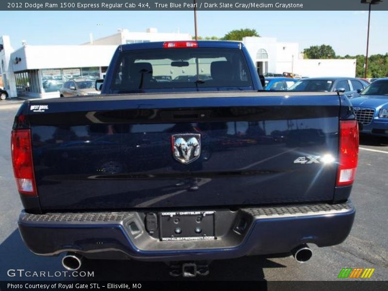 True Blue Pearl / Dark Slate Gray/Medium Graystone 2012 Dodge Ram 1500 Express Regular Cab 4x4