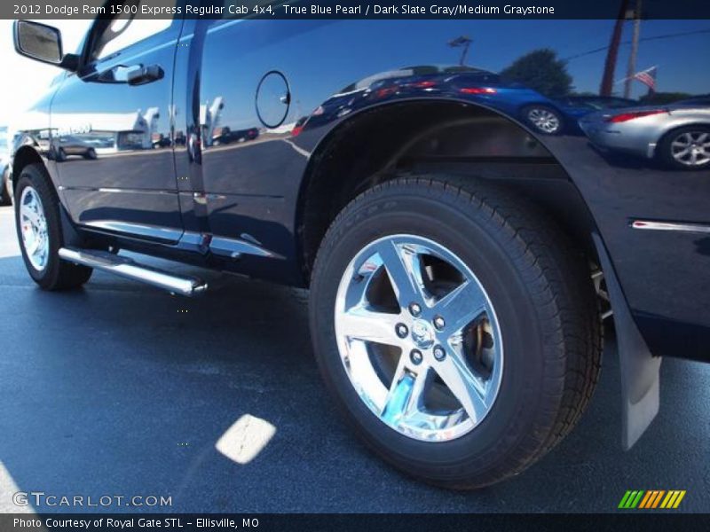 True Blue Pearl / Dark Slate Gray/Medium Graystone 2012 Dodge Ram 1500 Express Regular Cab 4x4