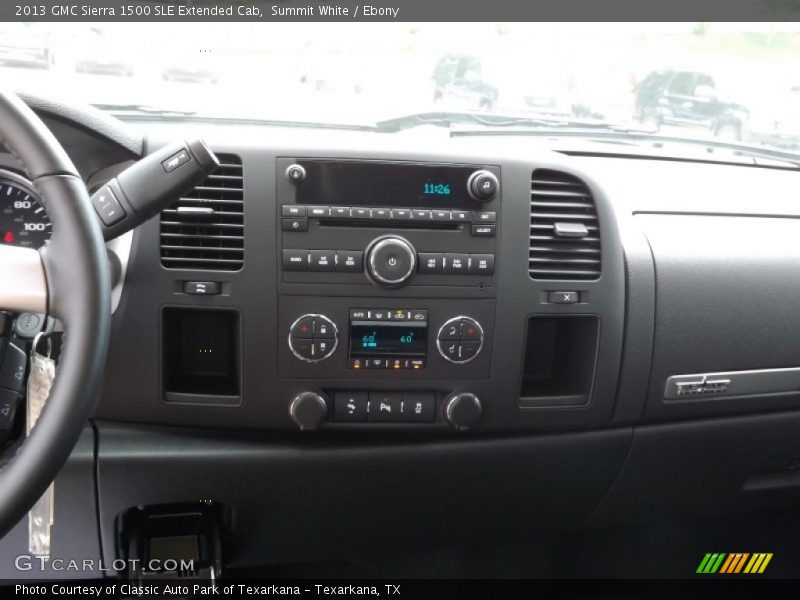 Summit White / Ebony 2013 GMC Sierra 1500 SLE Extended Cab