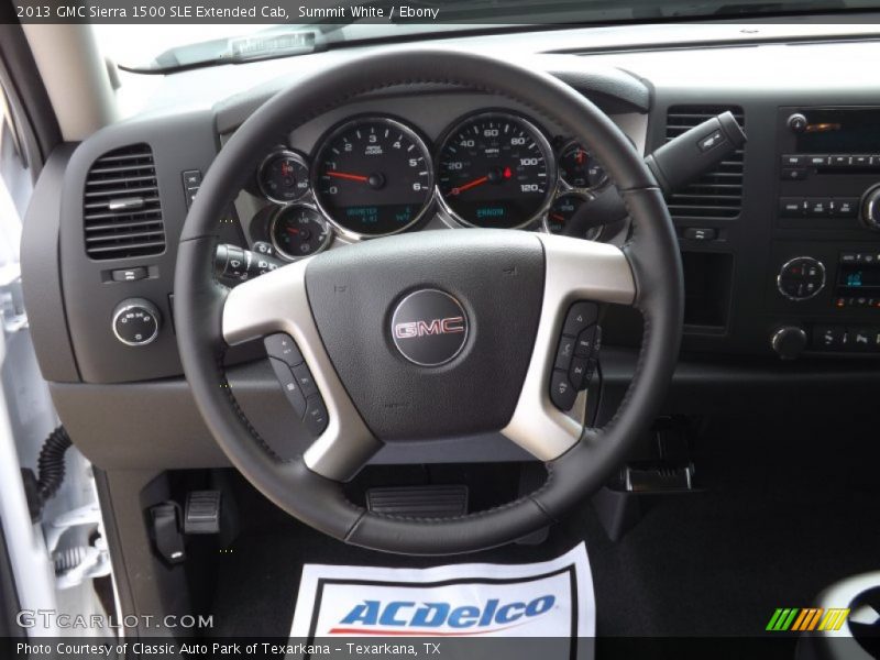  2013 Sierra 1500 SLE Extended Cab Steering Wheel