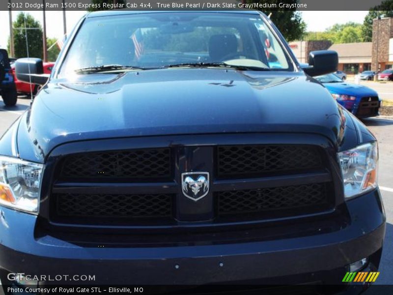 True Blue Pearl / Dark Slate Gray/Medium Graystone 2012 Dodge Ram 1500 Express Regular Cab 4x4