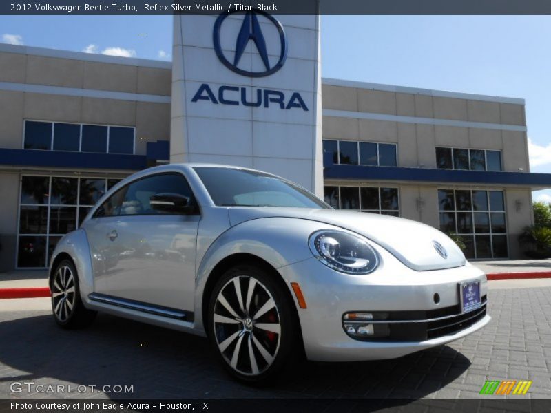 Reflex Silver Metallic / Titan Black 2012 Volkswagen Beetle Turbo