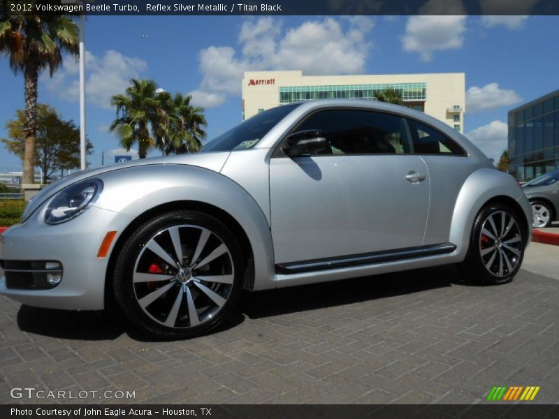 Reflex Silver Metallic / Titan Black 2012 Volkswagen Beetle Turbo